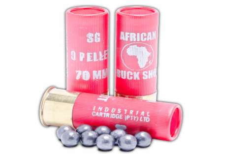 Industrial Cartridge AFRICAN BUCK SHOT SHELLS SG