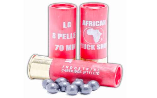 Industrial Cartridge AFRICAN BUCK SHOT SHELLS RIFLED SLUG